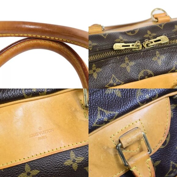 AUTHENTICITY GUARANTEED LOUIS VUITTON LV Logo Deauville Hand Bag Monogram - Picture 15 of 16